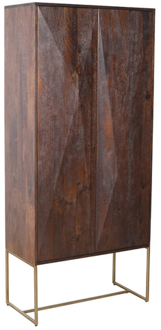 Onyx cabinet brown 2 drs