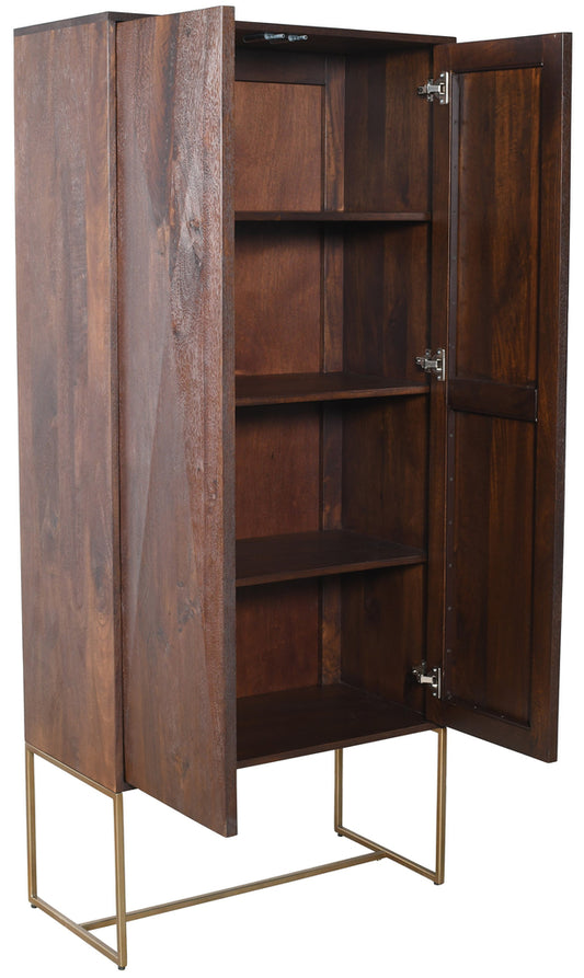 Onyx cabinet brown 2 drs