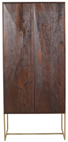 Onyx cabinet brown 2 drs