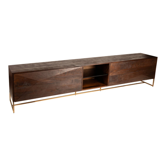 Onyx TV Cabinet Brown/Gold