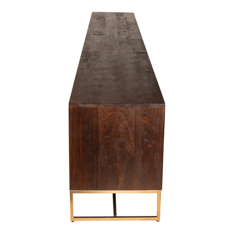 Onyx TV Cabinet Brown/Gold