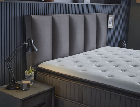 Storage box spring Birdybedd Anthracite 160x200