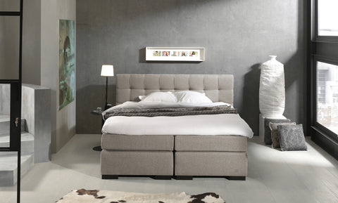 Storage box spring Birdybedd Beige 180x200