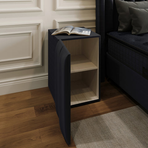 Storage box spring Blackpearl Anthracite 90x200