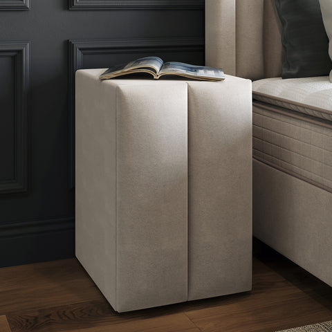 Storage box spring Blackpearl Beige 160x200