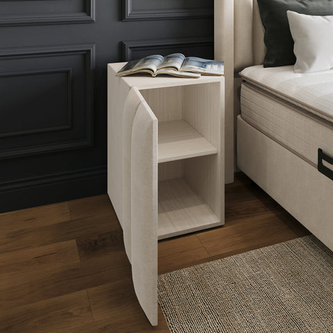 Storage box spring Blackpearl Beige 90x200