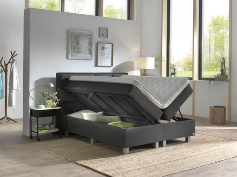 Storage box spring Grande Anthracite 180x200