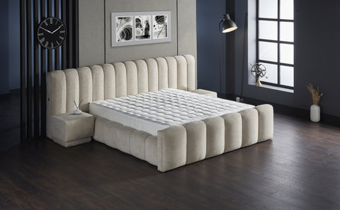 Storage box spring Iosbedd Beige 180x200