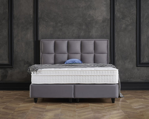 Storage box spring Miami Velvet Anthracite 180x200
