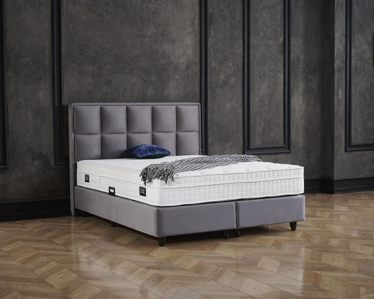 Storage box spring Miami Velvet Anthracite 180x200