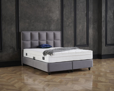 Storage box spring Miami Velvet Anthracite 180x200