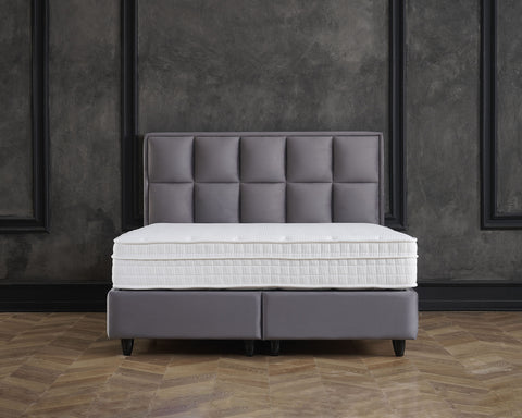 Storage box spring Miami Velvet Anthracite 180x200