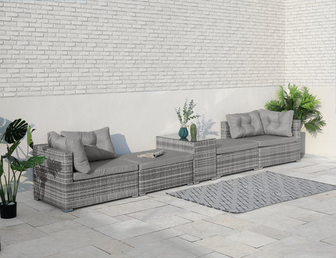 Storage box spring Fashion bed Anthracite 140x200