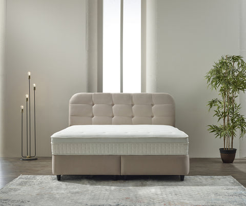 Storage box spring Rondo Velvet Anthracite 160x200