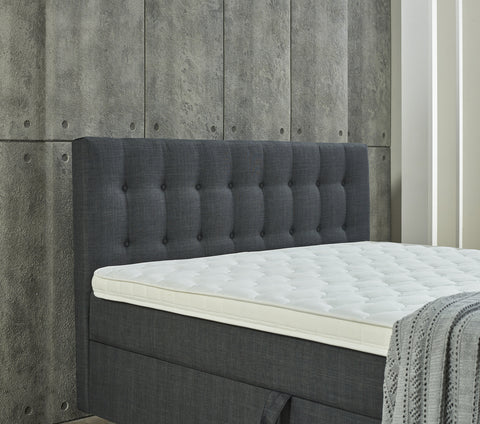 Storage box spring Shurgard Anthracite 180x200 - With footboard
