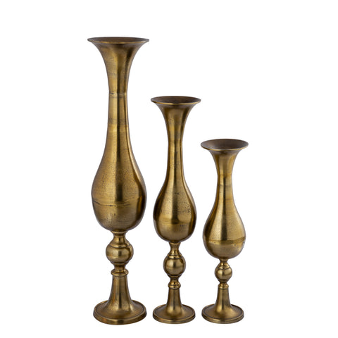 Orish Brass casted alu pot antique S
