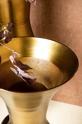 Orish Brass casted alu pot antique S