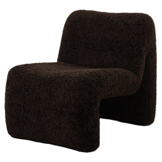 Oslo fauteuil teddy coffee