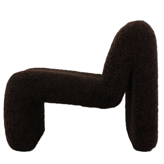 Oslo fauteuil teddy coffee