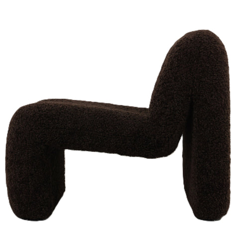 Oslo fauteuil teddy coffee