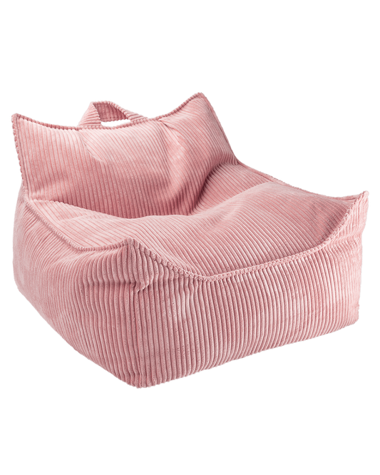 Rosa Mousse Silla de frijoles