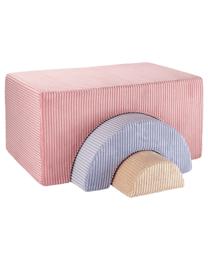 Rosa Mousse Arco-íris Conjunto de Jogo