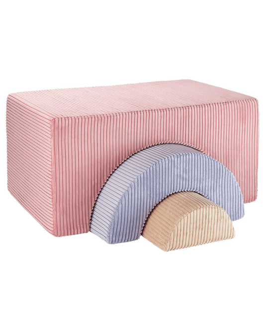 Rosa Mousse Arco-íris Conjunto de Jogo