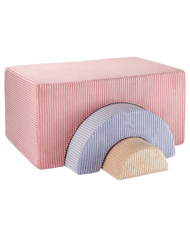 Rosa Mousse Arco-íris Conjunto de Jogo