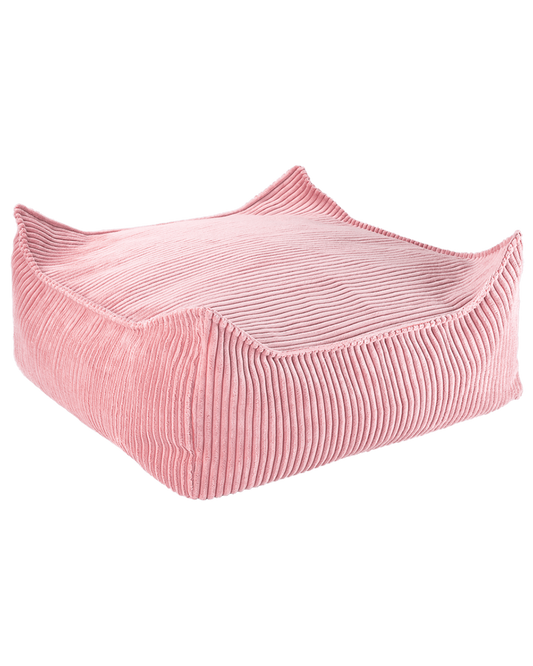 Rose Mousse Carré Ottoman