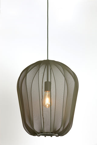 Ceiling lamp Plumeria - Dark green - Ø42cm