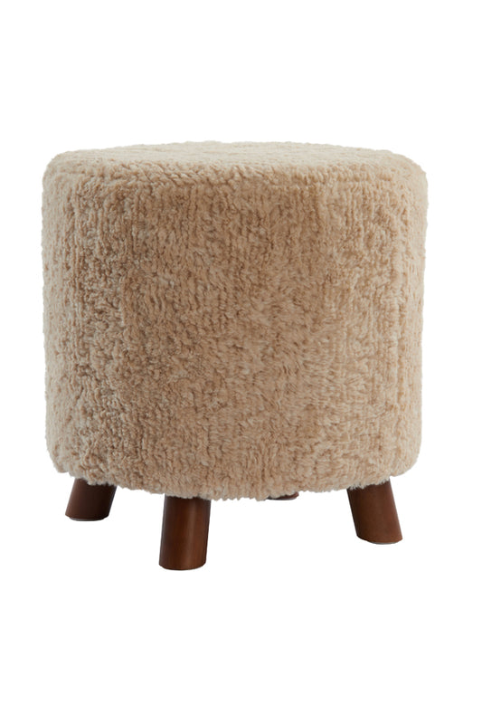 Poef Polly - Brown - Ø40cm
