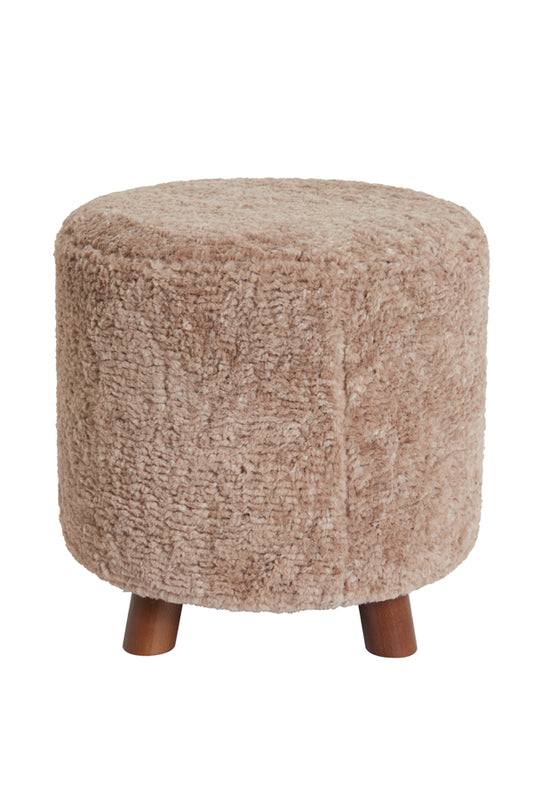 Poef Polly - Brown - Ø40cm
