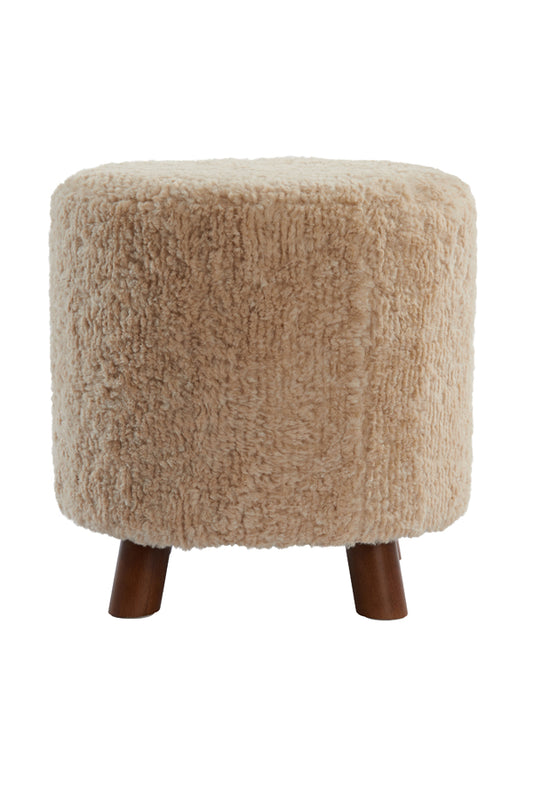 Poef Polly - Brown - Ø40cm