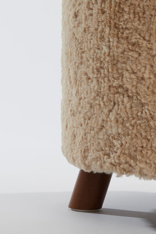Poef Polly - Brown - Ø40cm