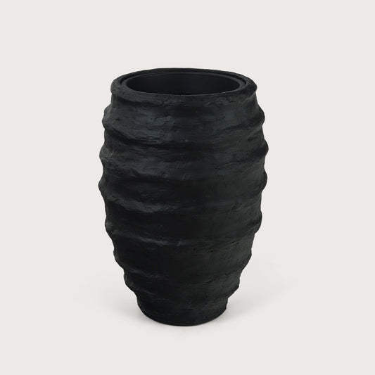 Black flower pot D50 H72