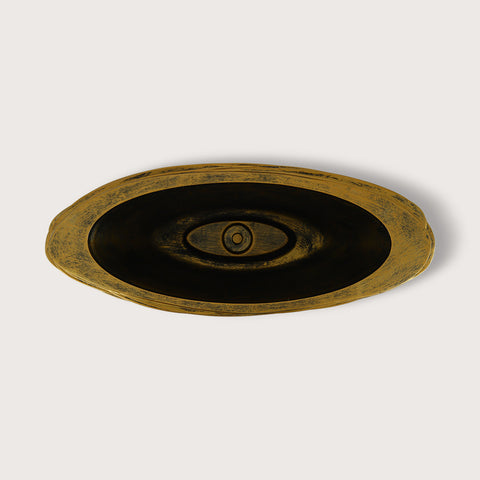 Pot Rose Oval Gold L80 W32 H40
