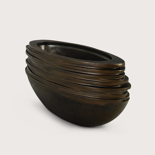 Pot Rose Oval Copper L80 W32 H40