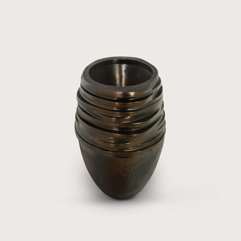 Pot Rose Oval Copper L80 W32 H40