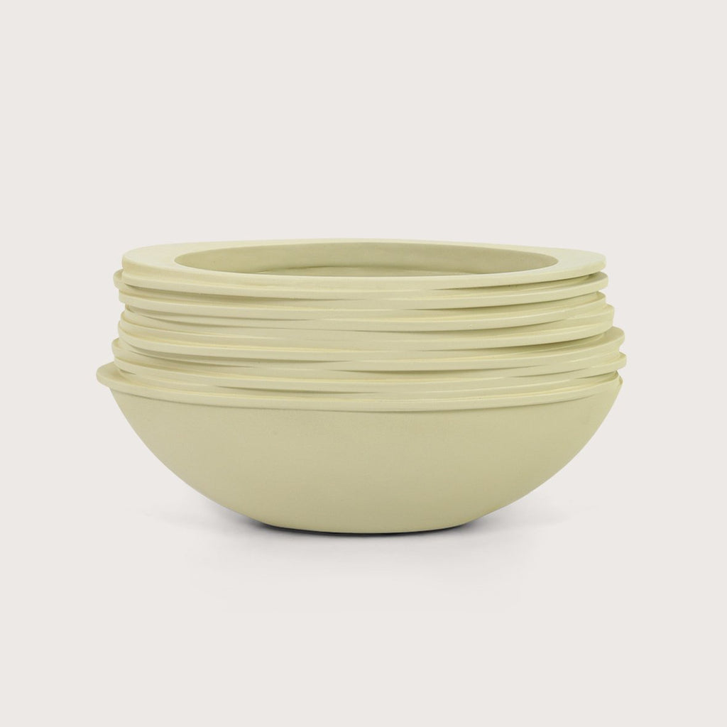 Pot Rose Oval Oyster White L50 W20 H25