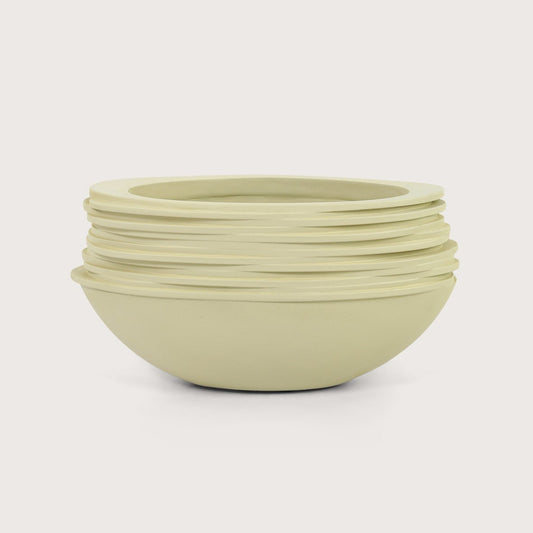 Pot Rose Oval Oyster White L50 W20 H25