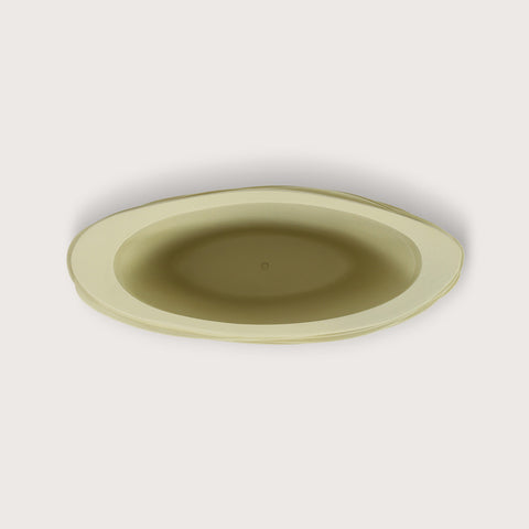 Pot Rose Oval Oyster White L50 W20 H25