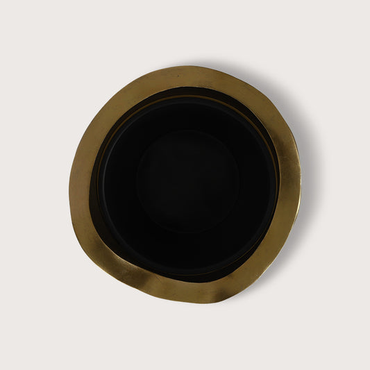 Vaas smal Wefy L goud D33 H98 translates to "Vase small Wefy L gold D33 H98"