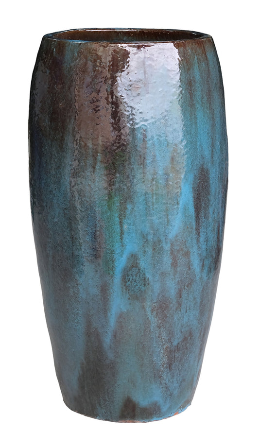 Rachyl Blue esmaltado olla redonda de cerámica alta SV2