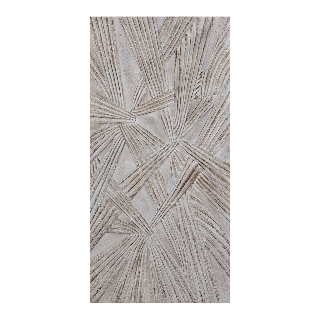 Raihan Cream rect. mdf wall panel knotted look
