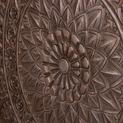 Descanse Marrón MDF panel de pared tallado antiguo rect a Only.