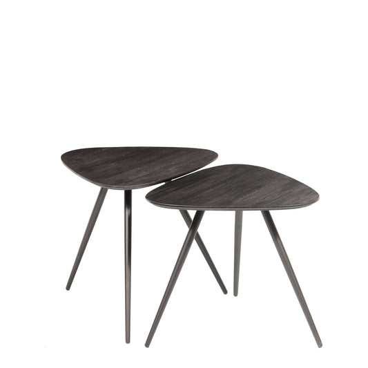 Rupert Black recycled teak wood coffee table SV2