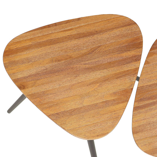 Rupert Naturel recycled teak wood coffee table SV2
