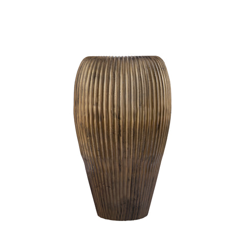 Russel Gold alu round pot ribbed high