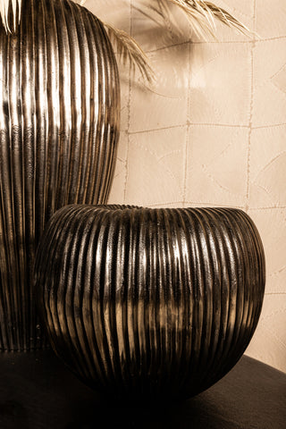 Russel Silver alu pot low ribbed large