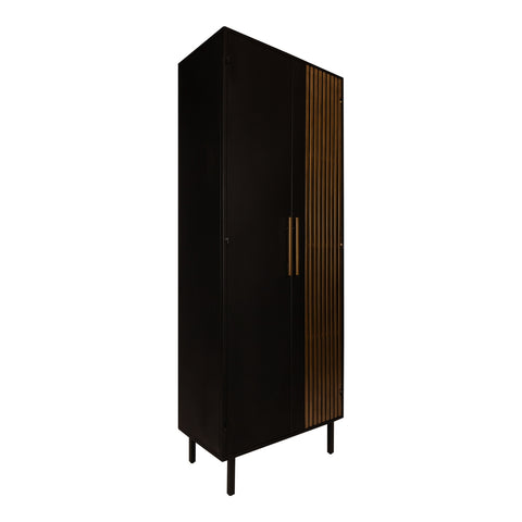 Sayan cabinet negro y dorado
